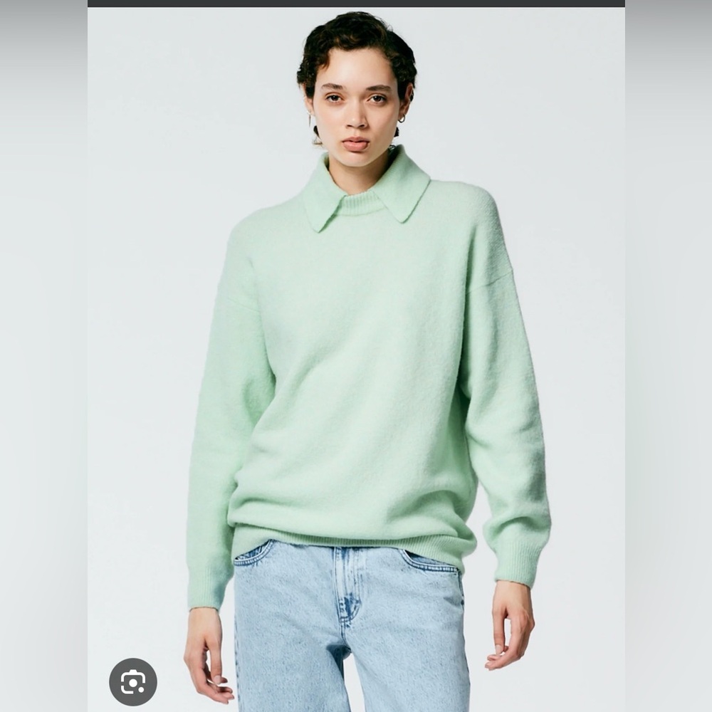 Tibi Douillet Crewneck Easy Pullover